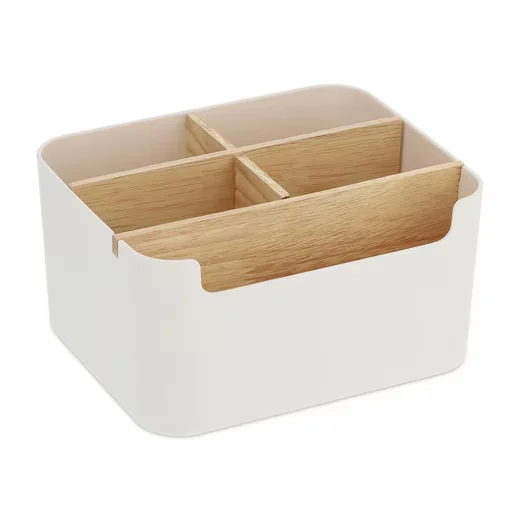 Relaxdays Schreibtisch Organizer mit 5 Fächern für Büro und Stifte