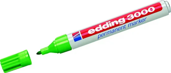 EDDING 3000 Permanentmarker hellgrün wasserfest