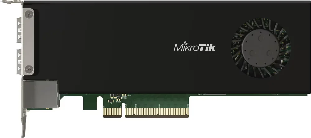 MikroTik CCR2004-1G-2XS-PCIe Netzwerkkarte 2x SFP Plus 10G, 1x 1G RJ45