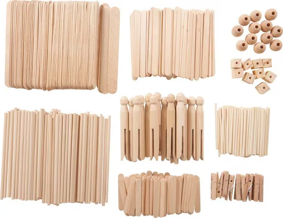 RAYHER Kreativset Bastelbox aus Holz zum Basteln DIY
