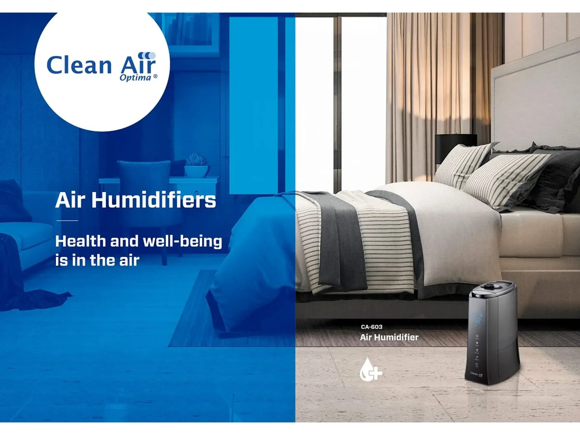 Clean Air Optima CA603 Luftbefeuchter mit Ionisator bis 45 m2 400 ml/h