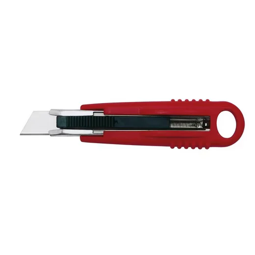 WEDO Safety-Cutter Standard 18 mm Cuttermesser rot schwarz
