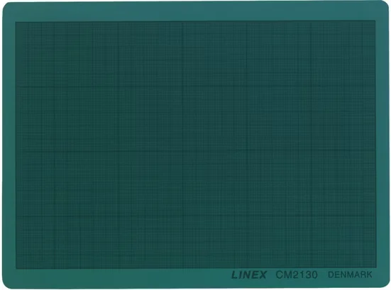 LINEX Schneidematte A4 21x30 cm 3 mm Kunststoff grün