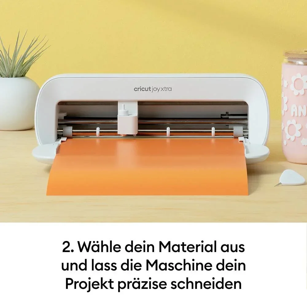CRICUT Joy Xtra Starter Bundle kompakter Schneideplotter weiß