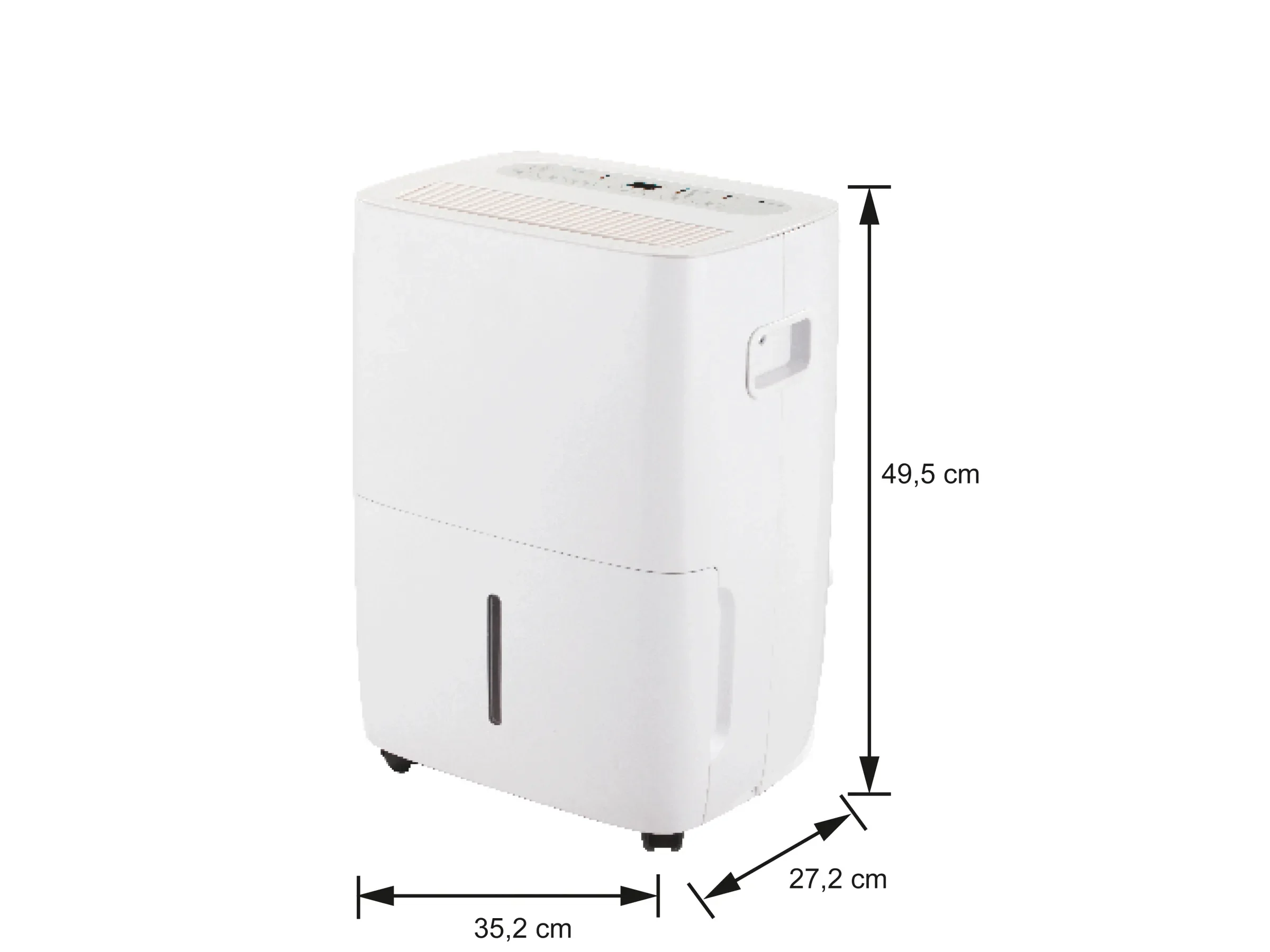 Luftentfeuchter LEF-520-75 Weiß 30 l pro Tag Raumluftentfeuchter