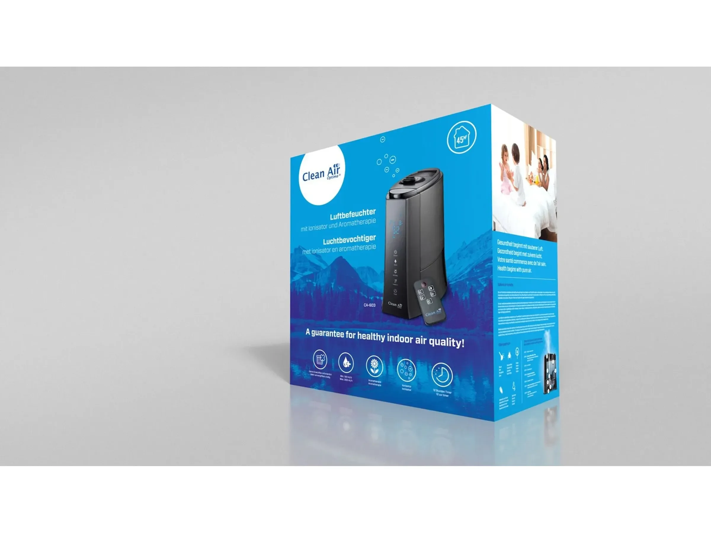 Clean Air Optima CA603 Luftbefeuchter mit Ionisator bis 45 m2 400 ml/h