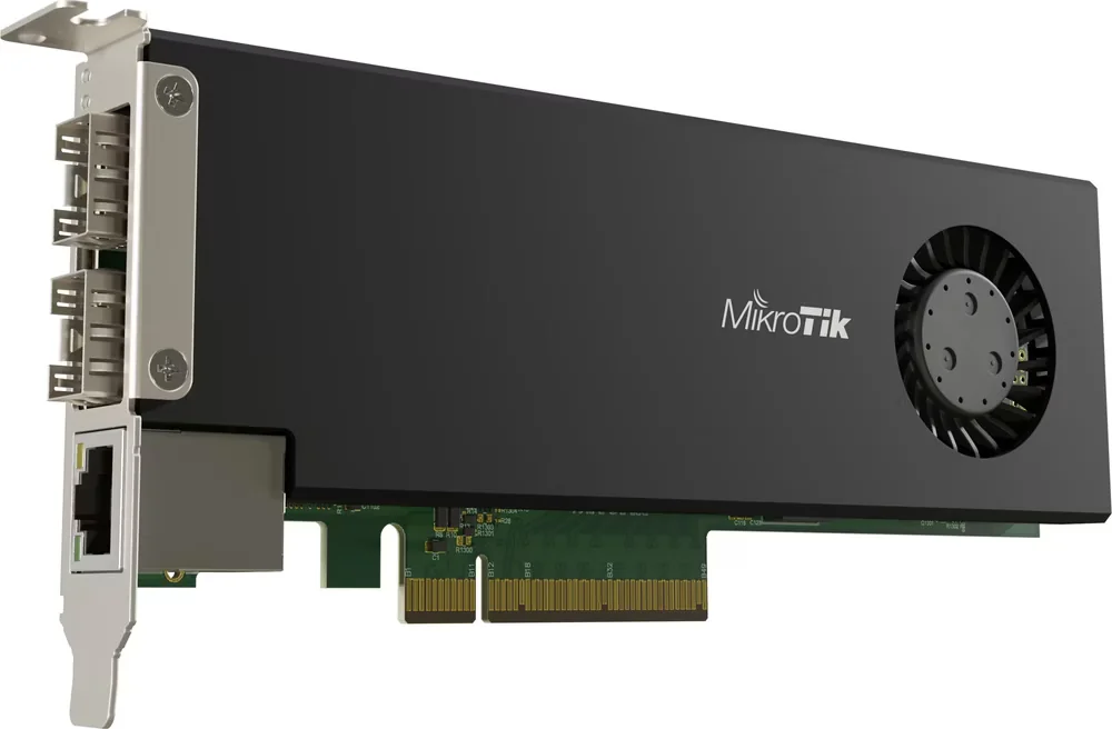 MikroTik CCR2004-1G-2XS-PCIe Netzwerkkarte 2x SFP Plus 10G, 1x 1G RJ45
